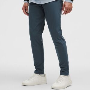 LULULEMON ABC slim fit 5 pocket pant 32”L Warpstreme Iron Blue Size 32